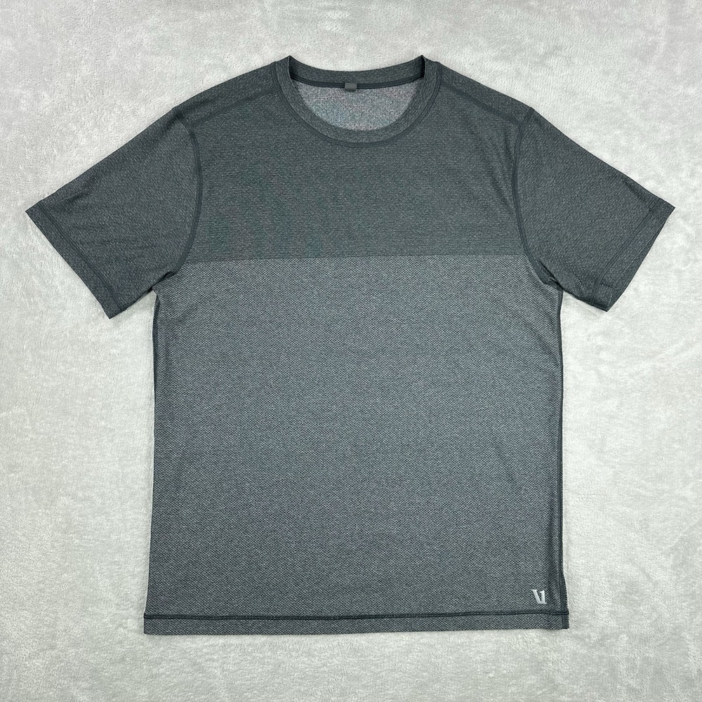Vuori Grandview Tech Shirt Mens Large Gray Athletic Performance Running Gym
